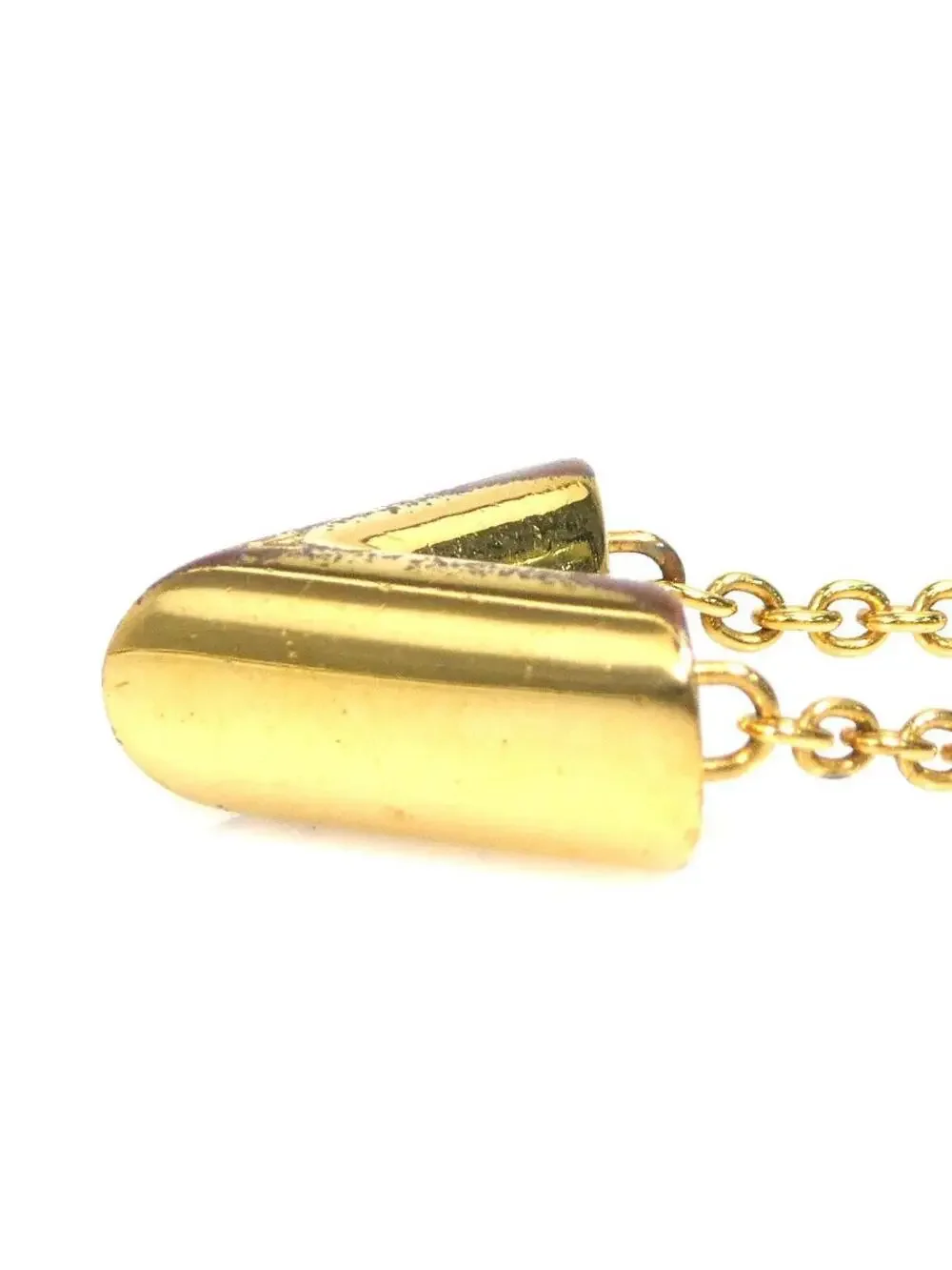 Auth Louis Vuitton Essential V Necklace #303017L25B